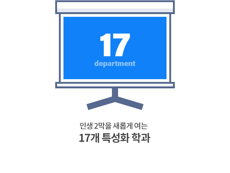 인생 2막을 새롭게 여는 17개 특성화학과