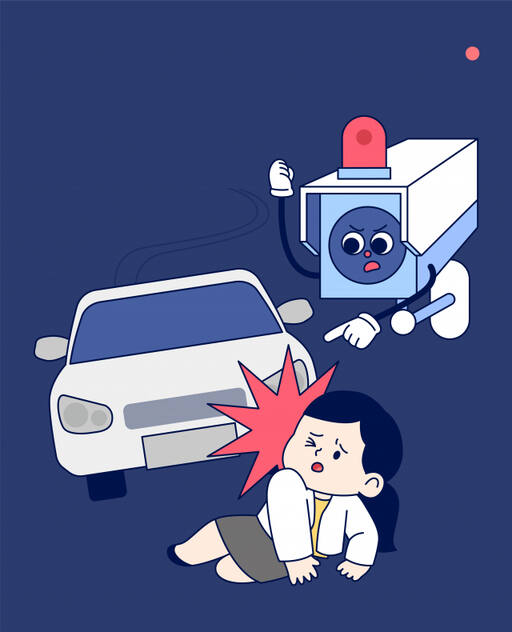 뺑소니 사고 관련 사진