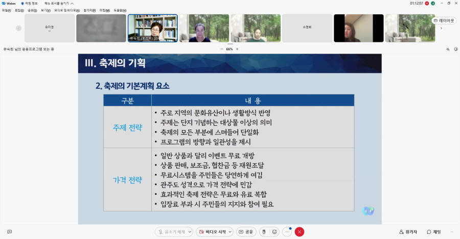 축제와 이벤트 시험과목 대비특강2