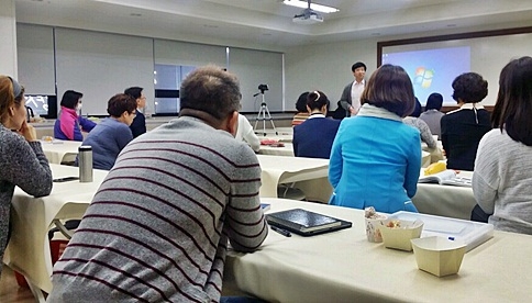 학생들 실습 모습