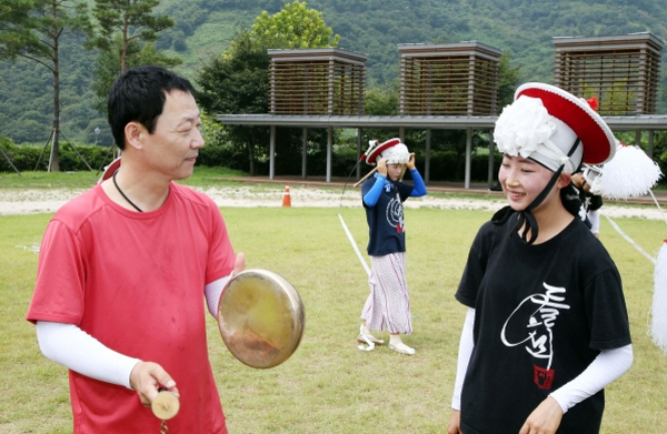 꽹과리의 전설 김복만 선생 하동 방문
