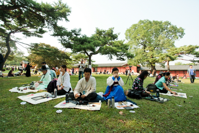 문경전통찻사발축제 찻자리