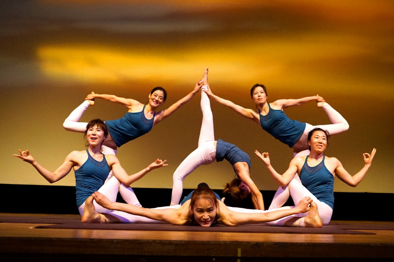 2017도림천 빛오름축제 요가시연