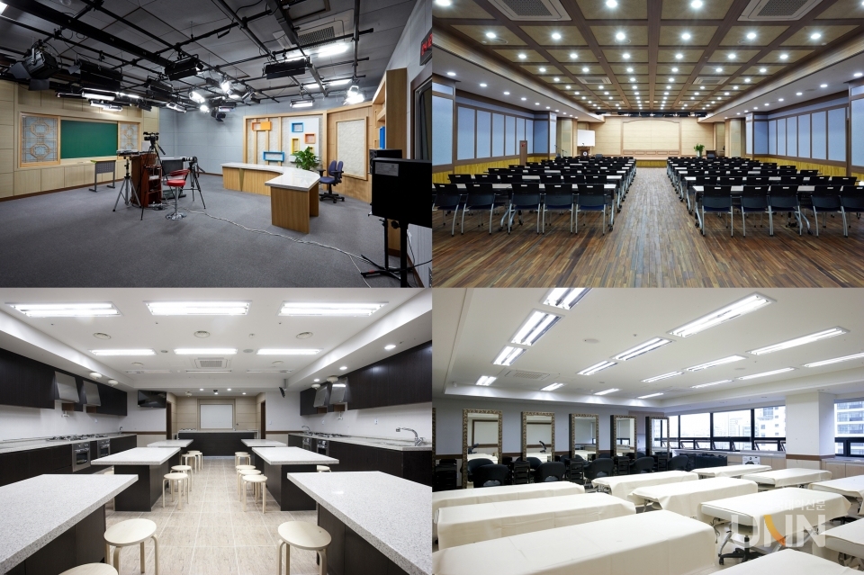 원광디지털대는 비대면 수업을 위한 시스템과 실습 중심의 대면수업을 위한 공간도 갖추고 있다.