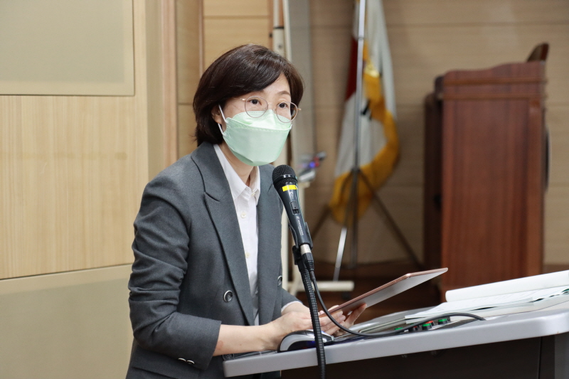 교수학습개발팀 이현정 팀장 발표사진