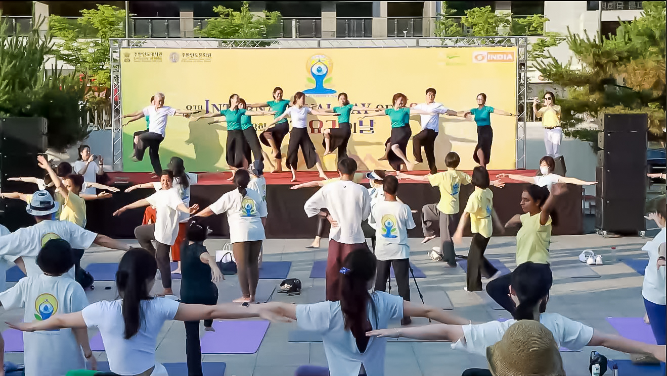 명상 프로그램 진행 모습